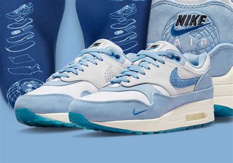 nike air max 1 blumen|Nike Air Max 1 blueprint.